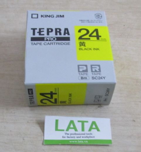 Tepra PRO Tape Cartridge Băng mực in nhãn SC24Y