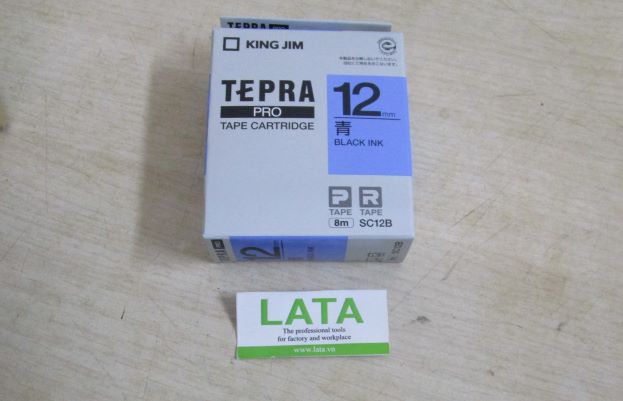 Tepra PRO Tape Cartridge Băng mực in nhãn SC12B