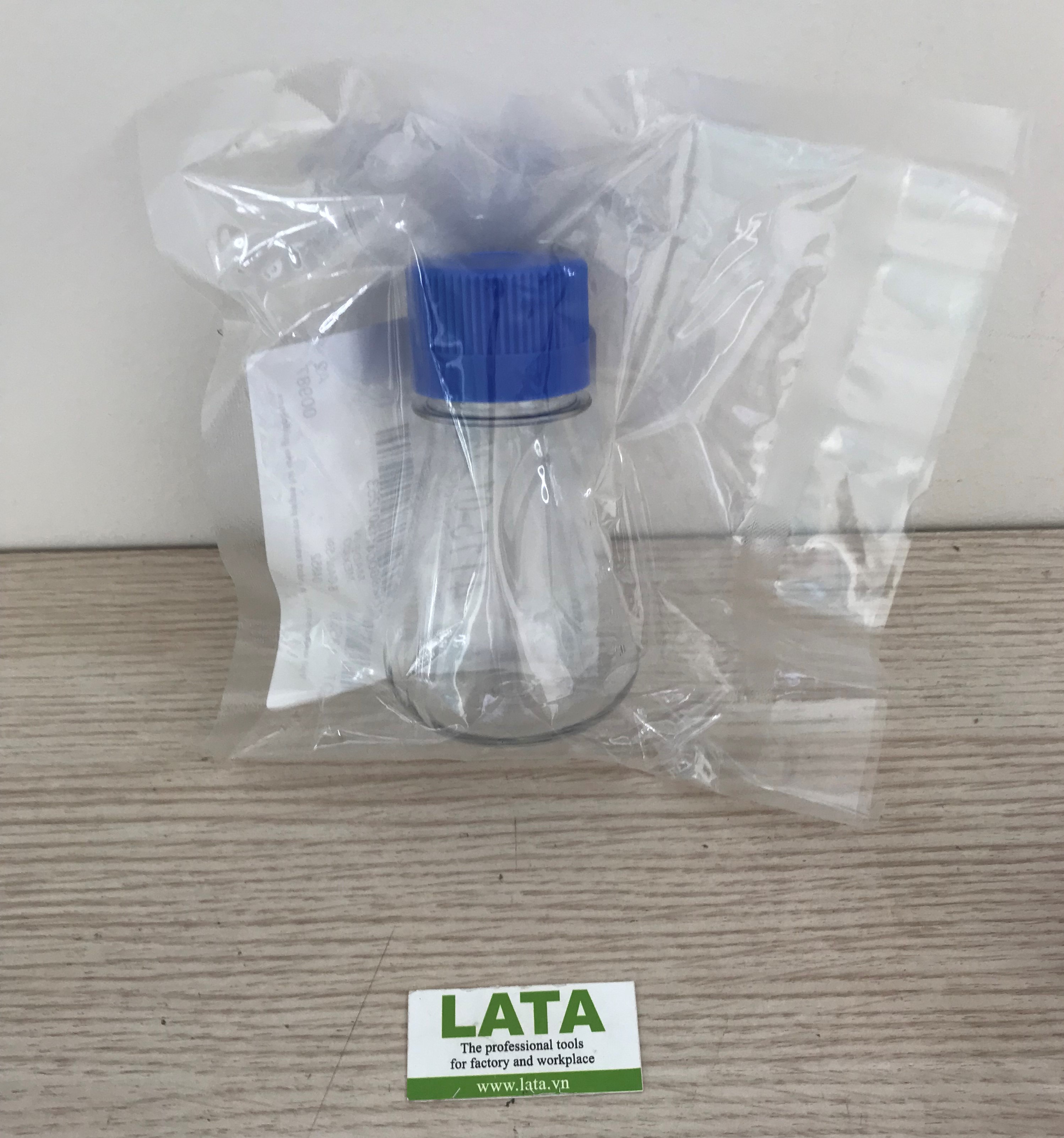 Sterilization Erlenmeyer Flask (Vent Filter CapFlat Bottom) Bình tam giác nhựa 125mL　4115-0125