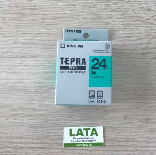 61-0600-32 Hộp băng mực máy in nhãn Tepra PRO,  24mm SC24G
